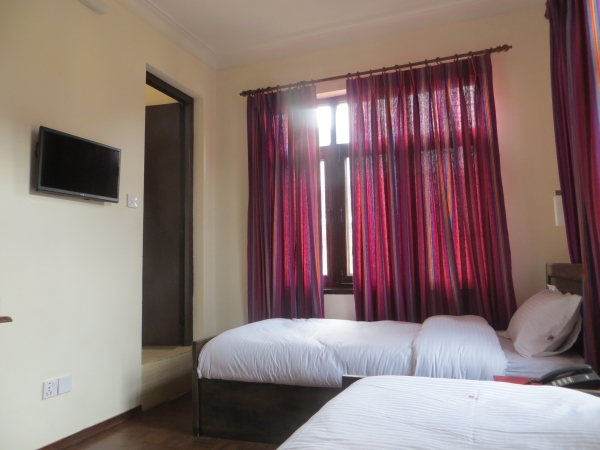 Hotel room in nepal